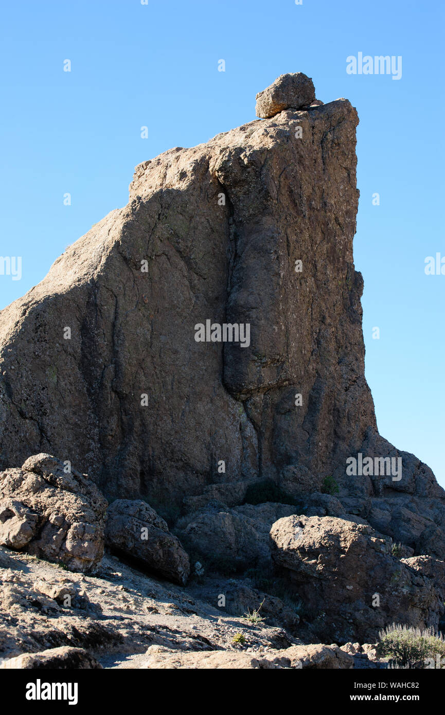 Felsen von La Rana in Gran Canaria, Spanien Stockfoto