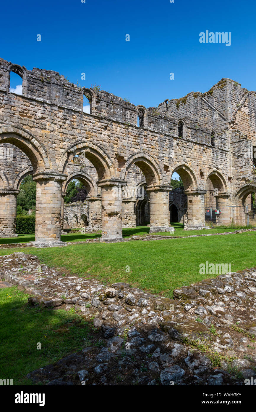 Kloster St. Maria und St. Chad von Buildwas oder Buildwas Abbey, Shropshire, Großbritannien Stockfoto