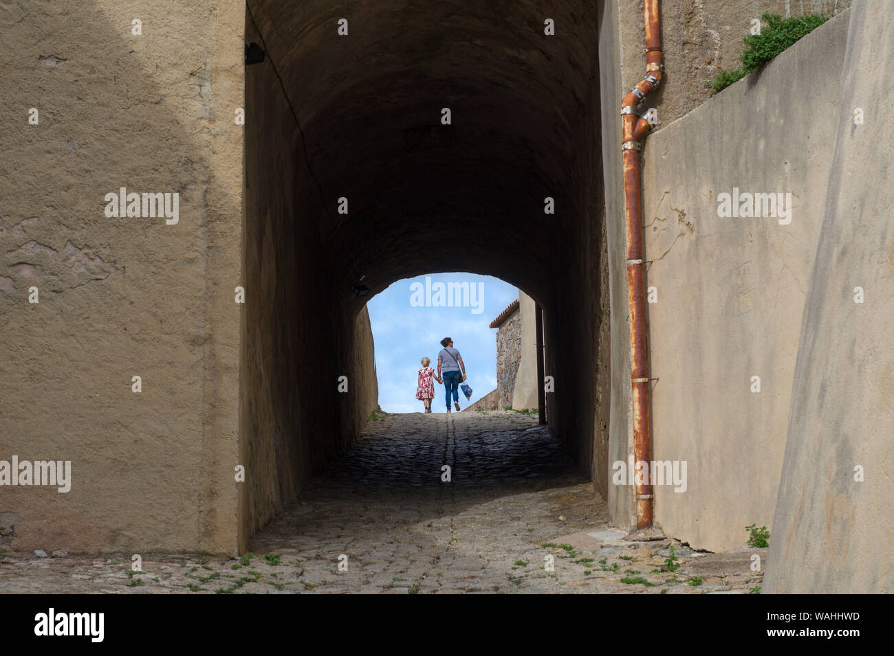 Französische Fremdenlegion Kaserne Calvi Korsika Stockfoto