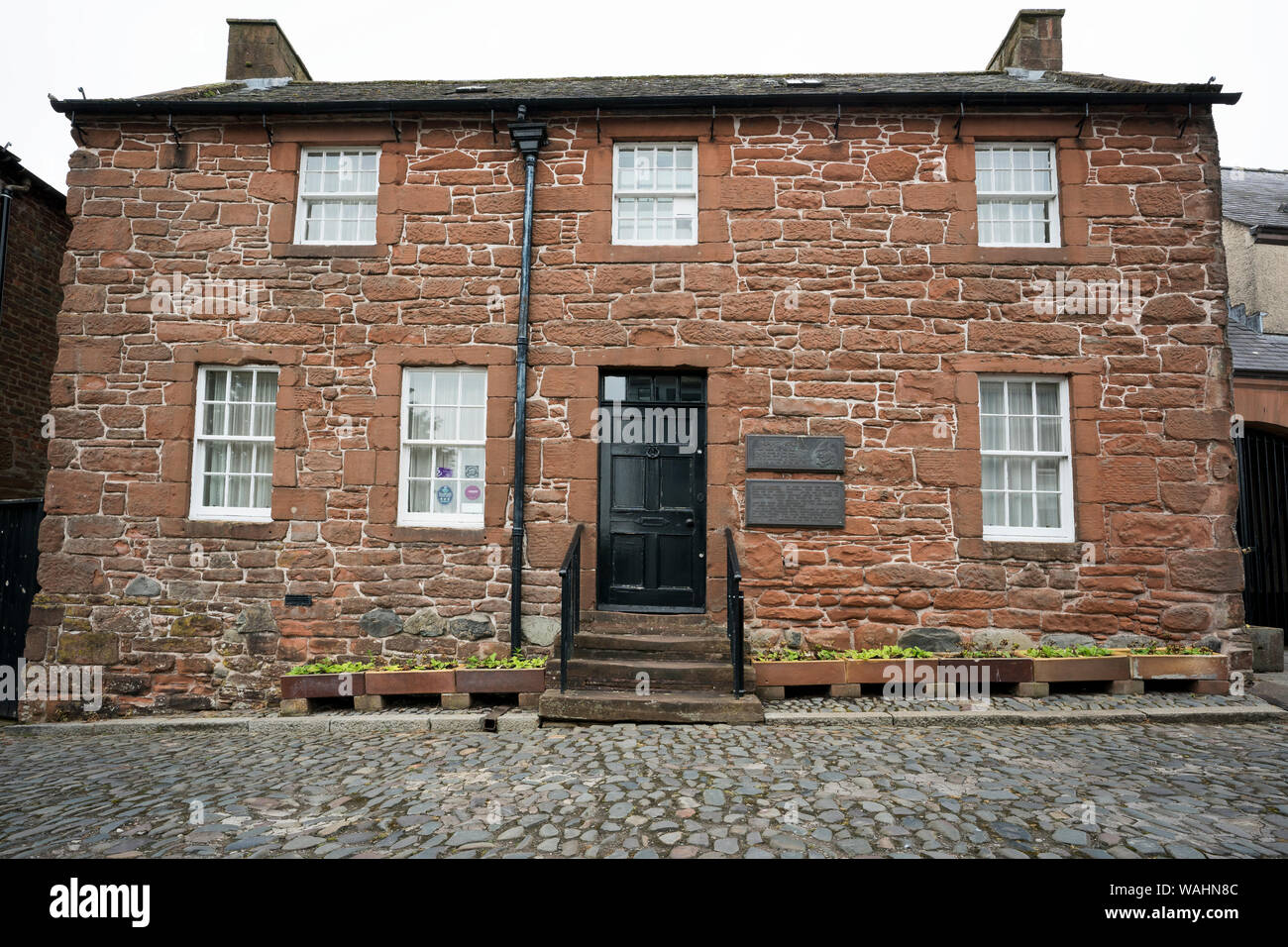 Ehemaliges Haus der Schottischen Nationaldichter Robert Burns (Rabbie Burns), die zum Zeitpunkt des Todes des Autors an Alter 37, Dumfries, Schottland, Großbritannien Stockfoto