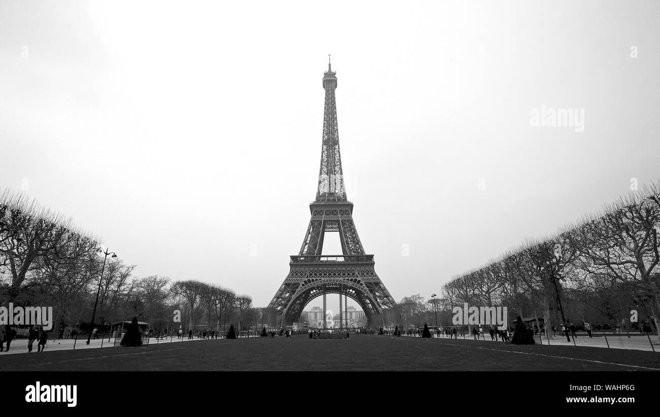 Eiffelturm, Paris. Stockfoto