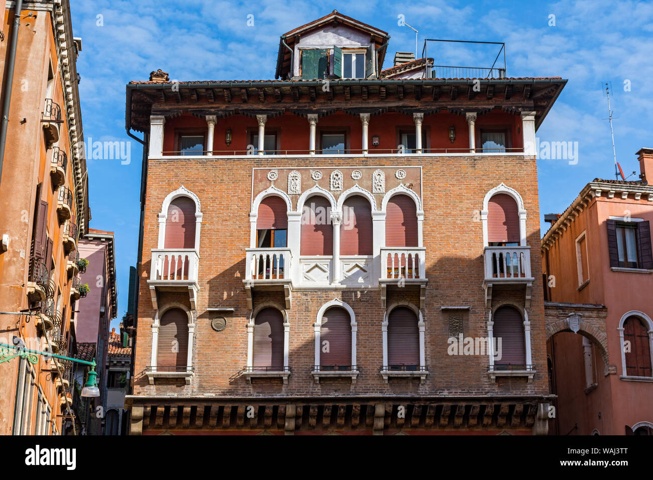 Ein Gebäude in Campo San Luca, Quadrat, Venedig, Italien Stockfoto