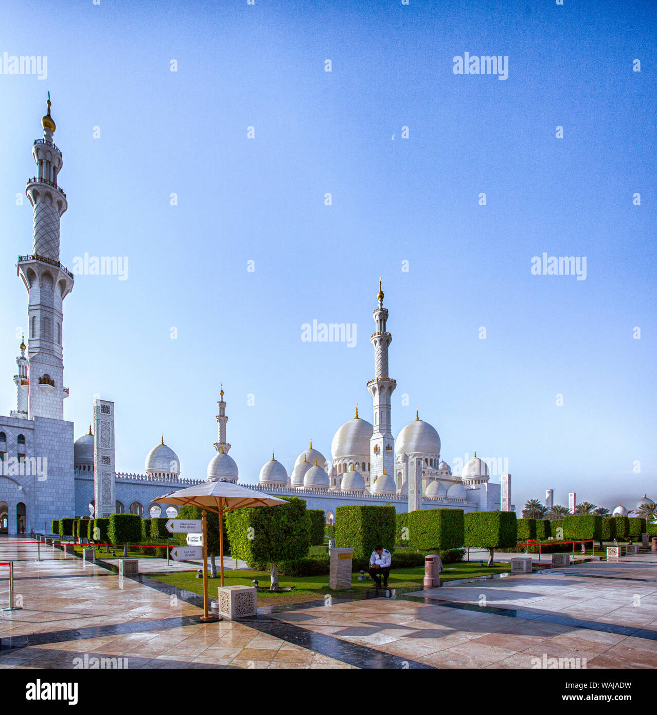 Sheik Sayed Moschee. Abu Dhabi, VAE. (Für redaktionelle NUR VERWENDEN) Stockfoto