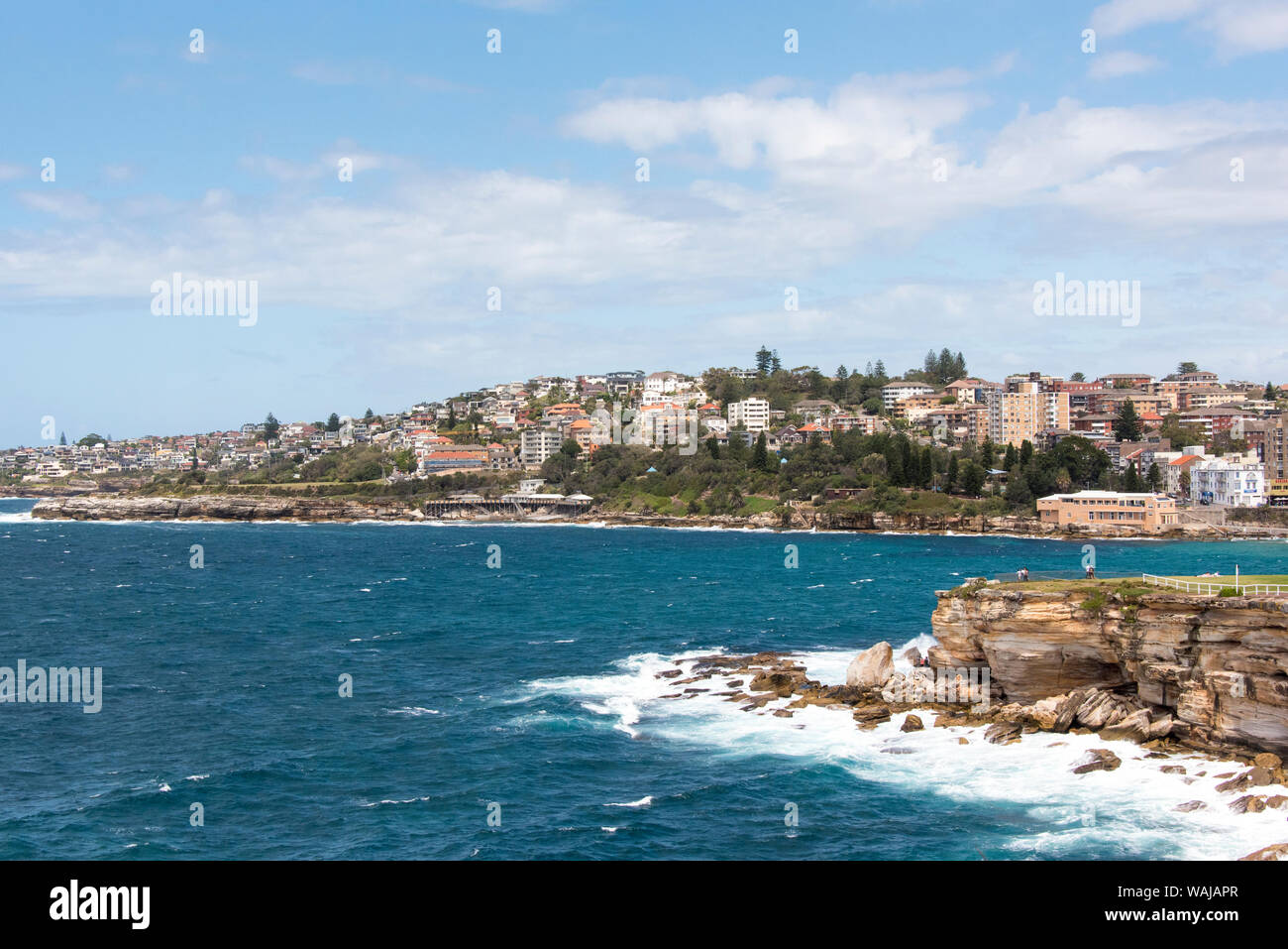 Australien, New South Wales, Sydney. Östlichen Strände, Bondi, Coogee Spaziergang entlang der Küste. 6 km schönen Aussichten Stockfoto