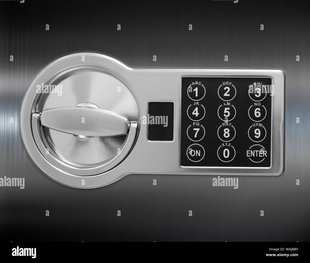 Schließfach mit digitalen Code Lock Stockfoto