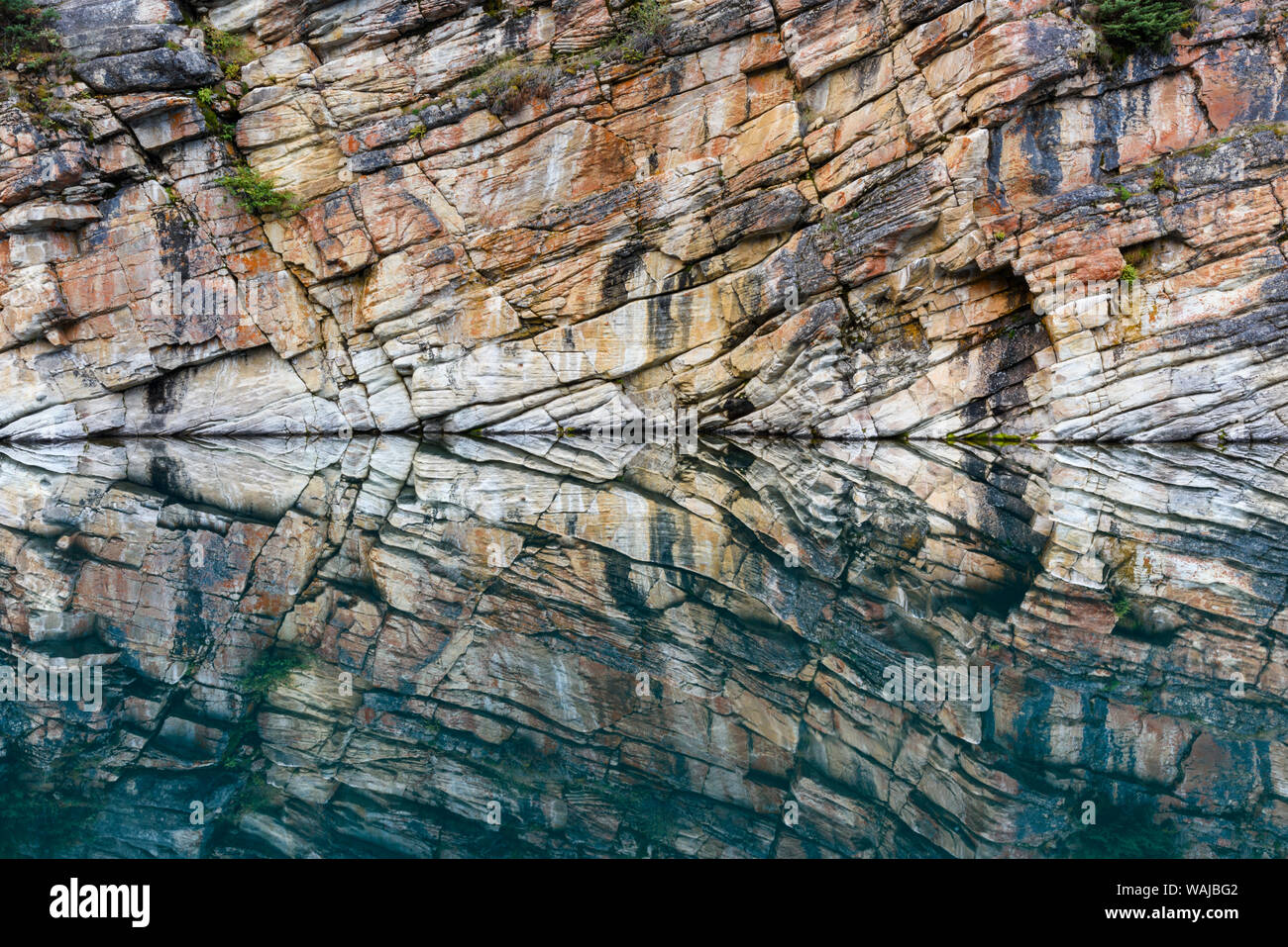 Kanada, Alberta, Jasper National Park. Hufeisensee. Stockfoto