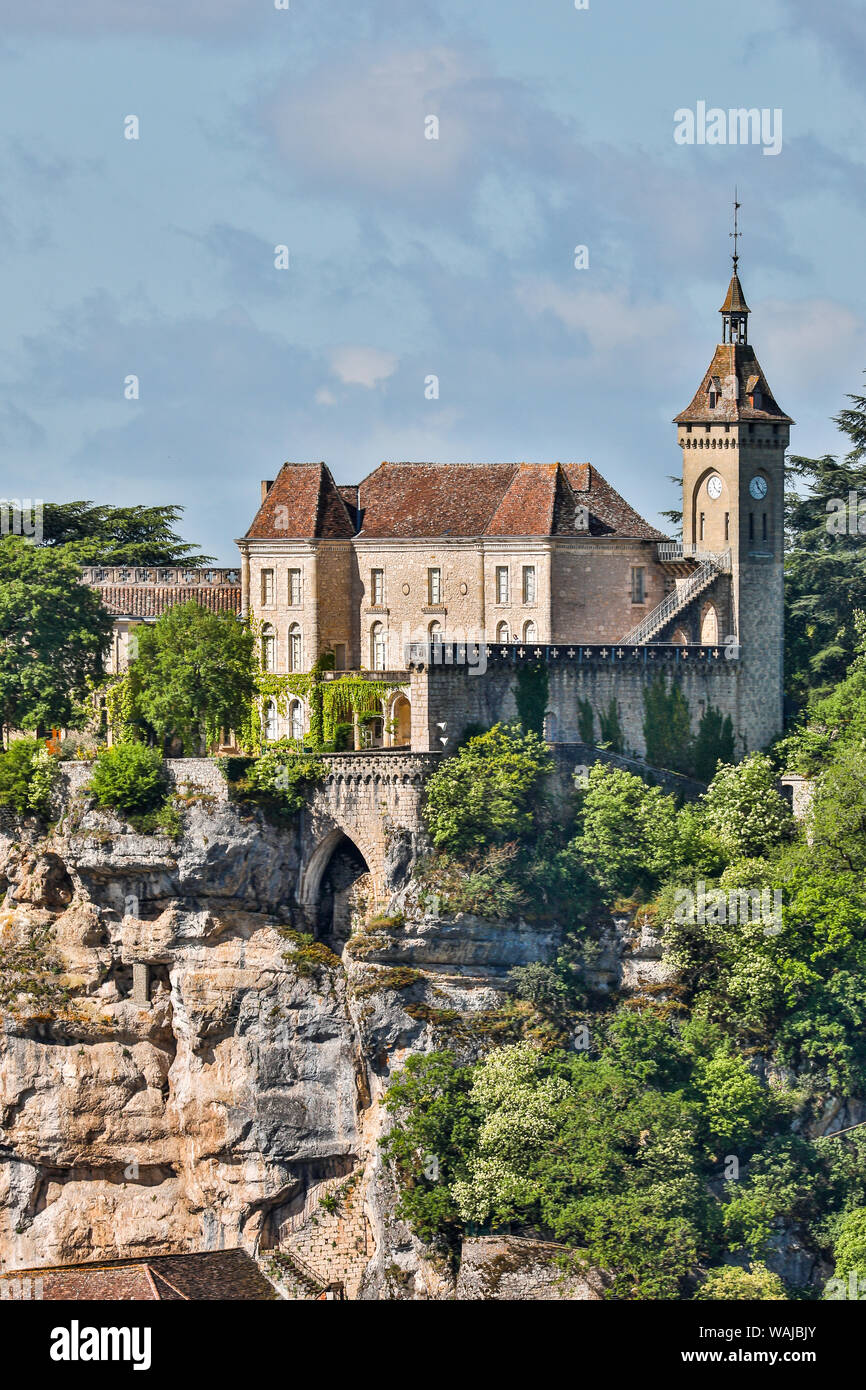 Frankreich, Okzitanisch, Rocamadour. Heiligtum von Rocamadour. Stockfoto