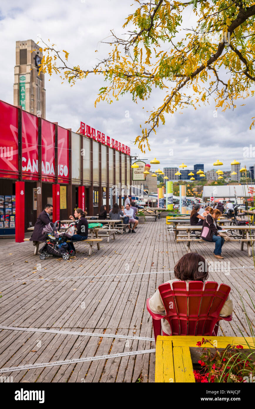 Kanada, Quebec, Montreal. Marche Atwater Market außen Stockfoto