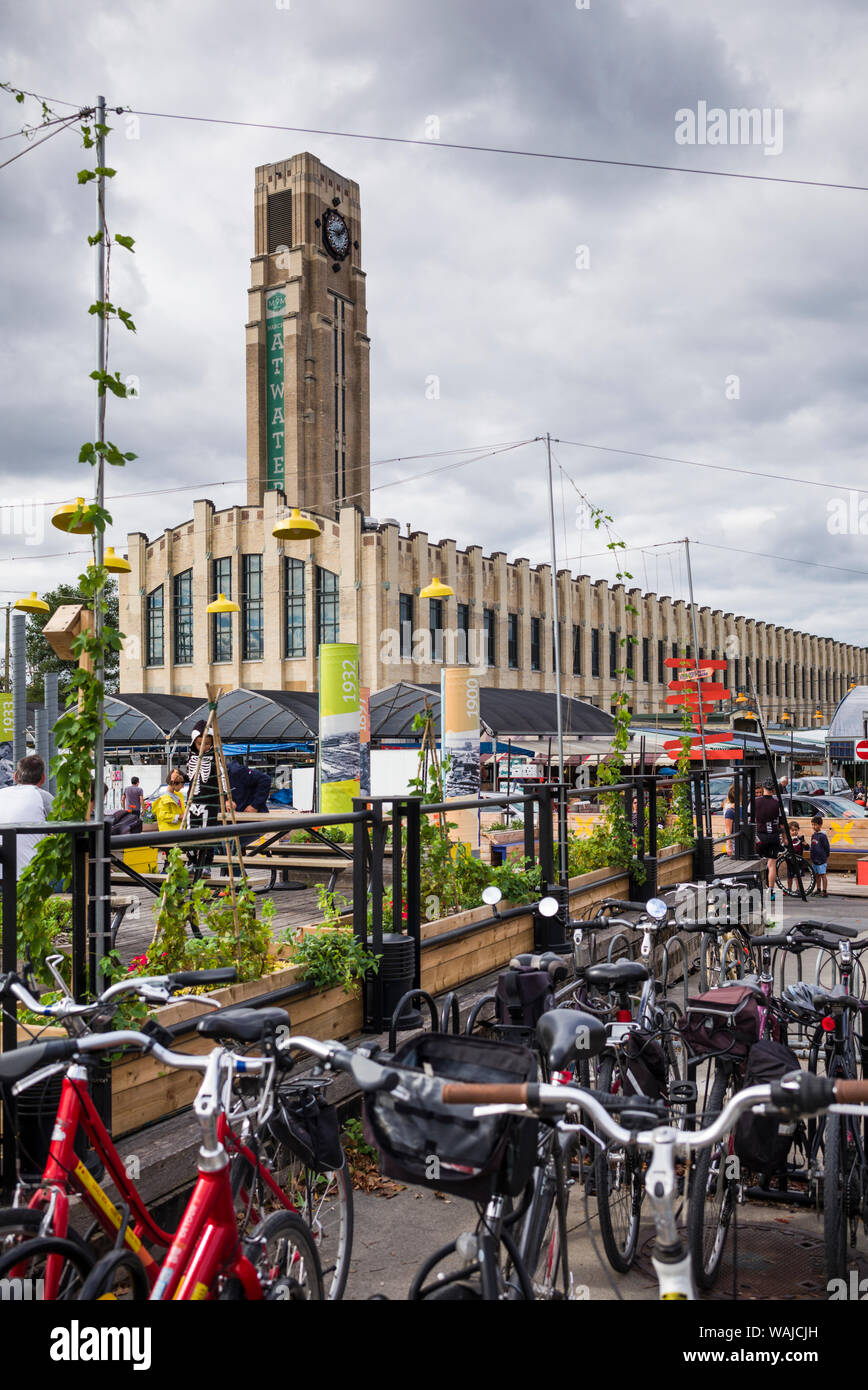 Kanada, Quebec, Montreal. Marche Atwater Market außen Stockfoto