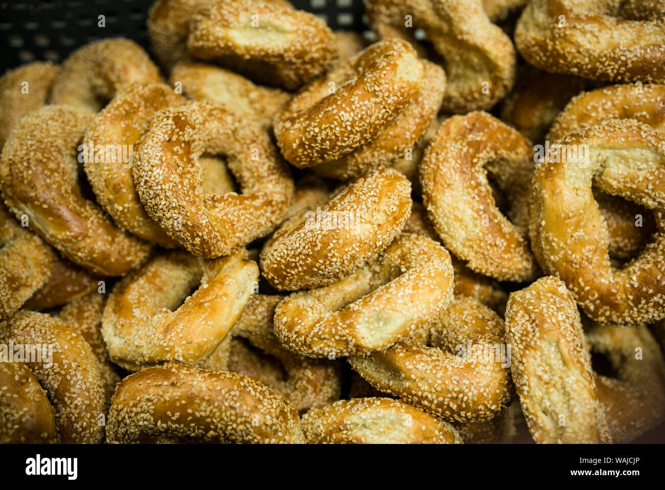 Kanada, Quebec, Montreal. Montreal - Stil Bagels Stockfoto
