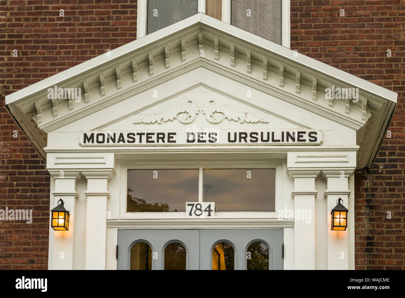 Kanada, Quebec, Trois Rivieres. Ursulinen Kloster Stockfoto