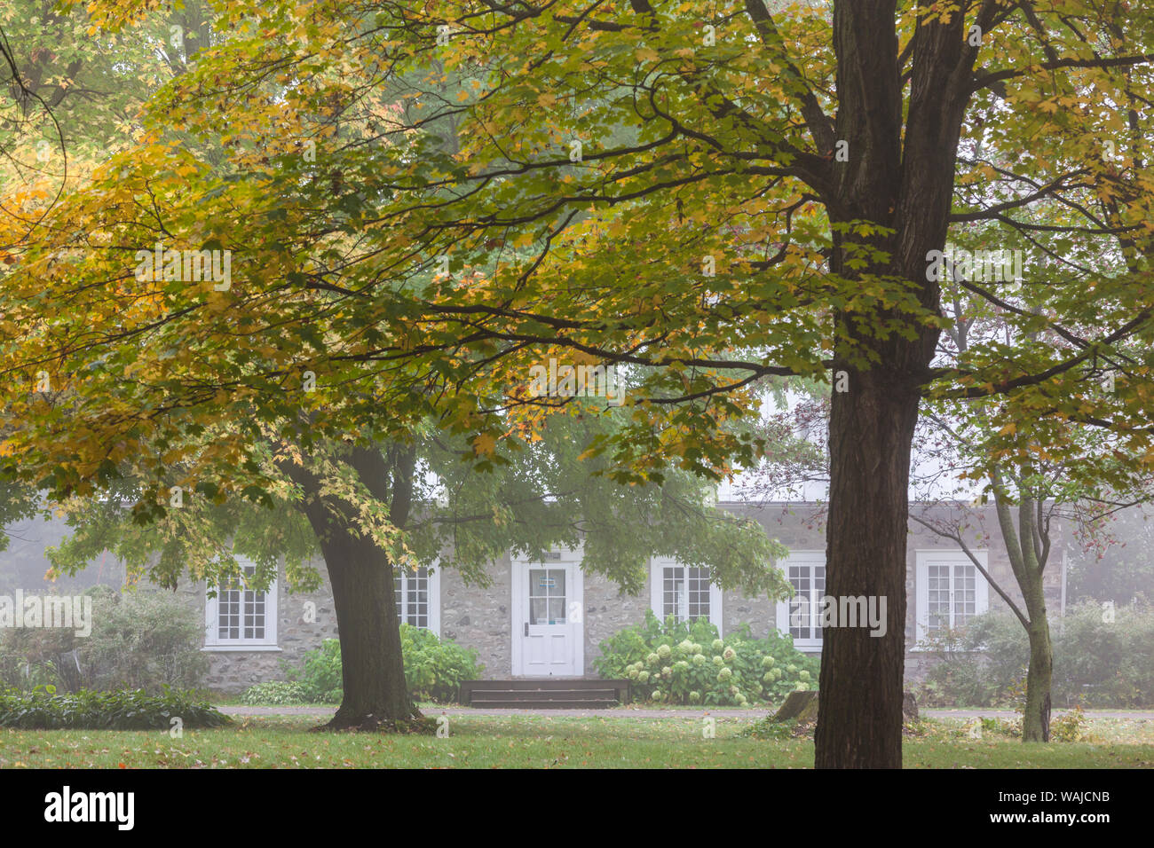 Kanada, Quebec, Batiscan. Vieux Presbytere, Alte Pfarrhaus Stockfoto