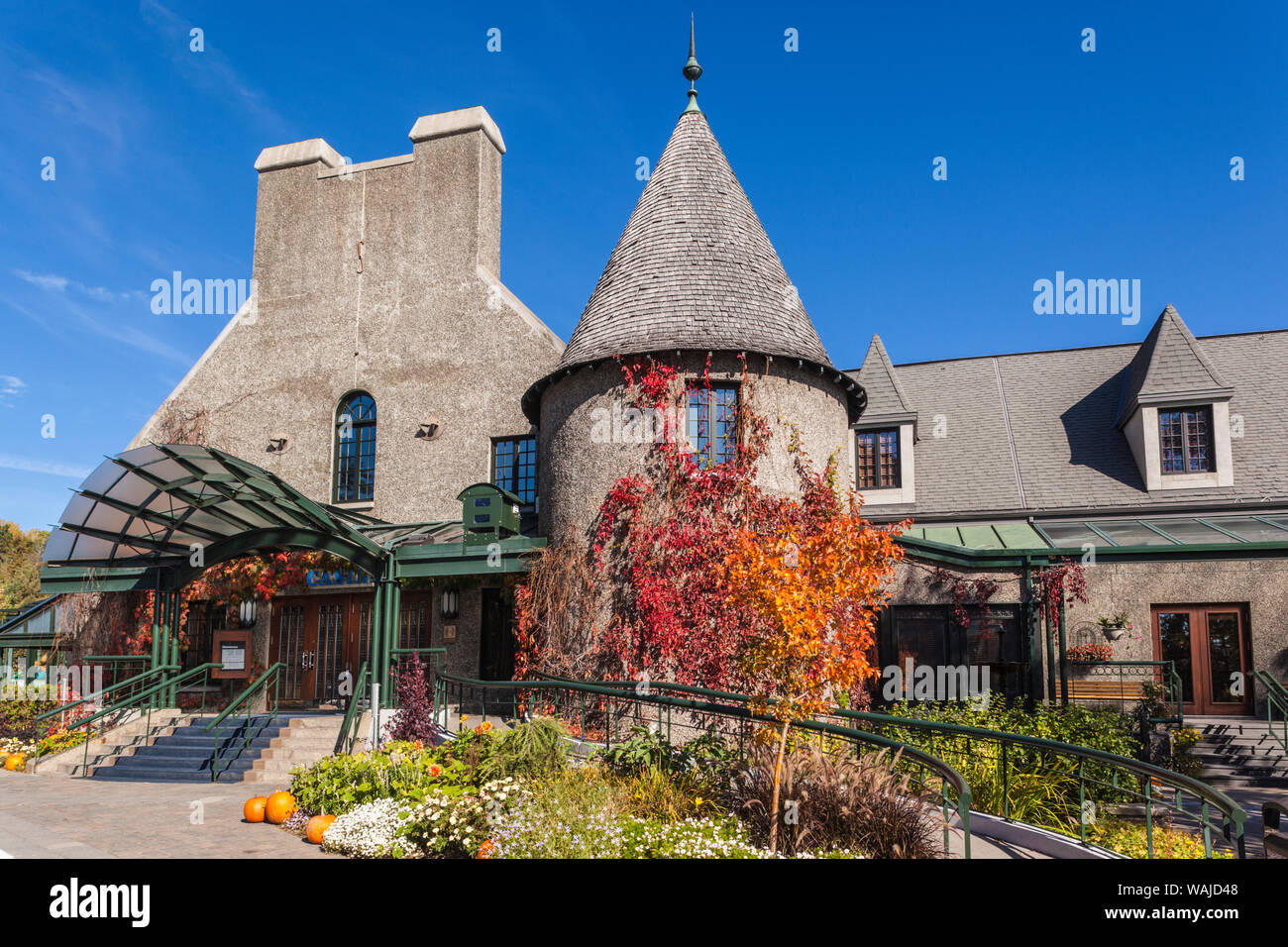 Kanada, Quebec, La Malbaie. Charlevoix Casino Exterior Stockfoto