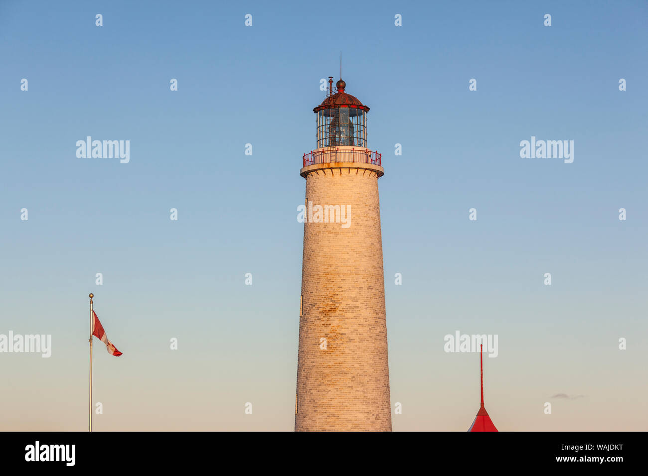 Kanada, Quebec, Cap-des-Rosiers. Cap-des-Rosiers Leuchtturm Stockfoto