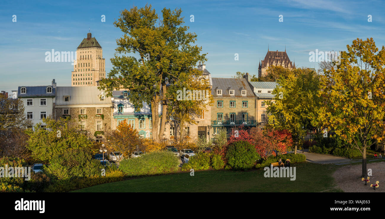 Kanada, Quebec, Quebec City. Edifice Preis Gebäude, eines der ältesten Wolkenkratzer in Kanada Stockfoto