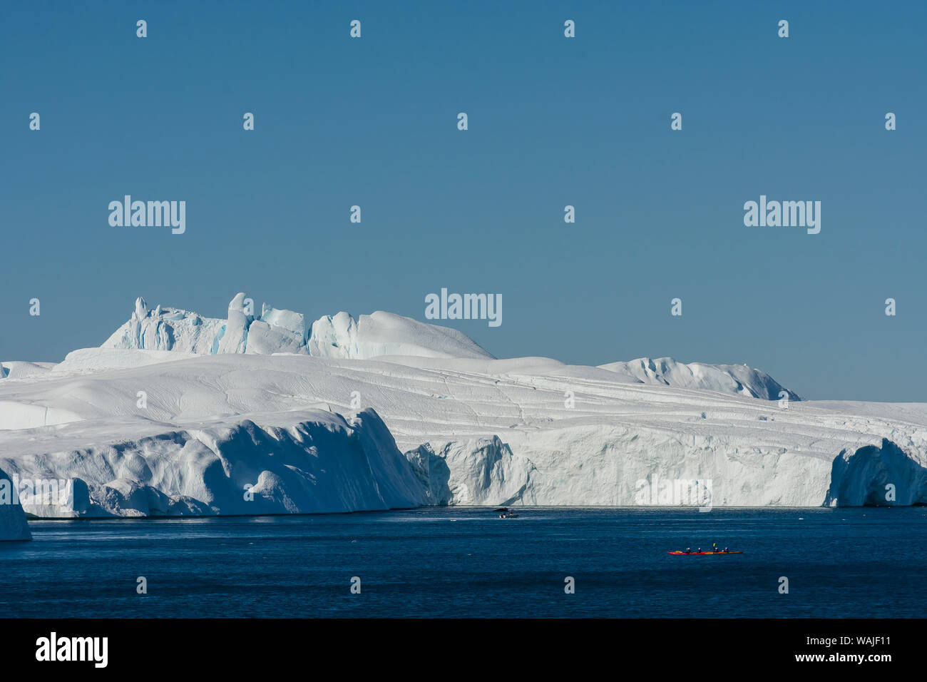 Grönland. Ilulissat. Weltbekannten Eisfjord. Stockfoto