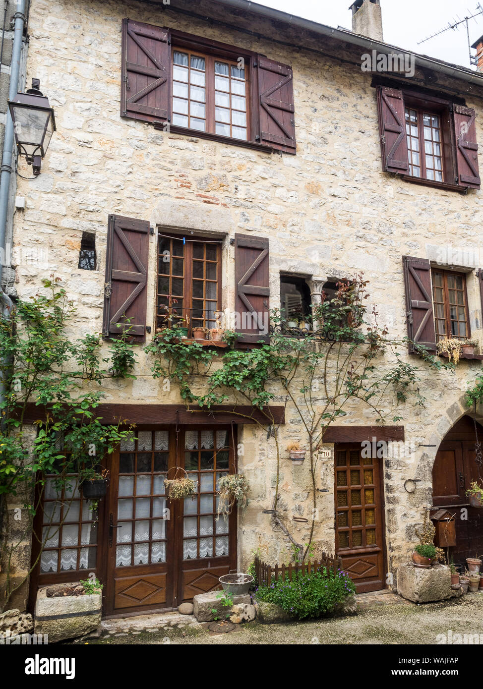 Frankreich, Cajarc. Gemütlich zu Hause. Stockfoto