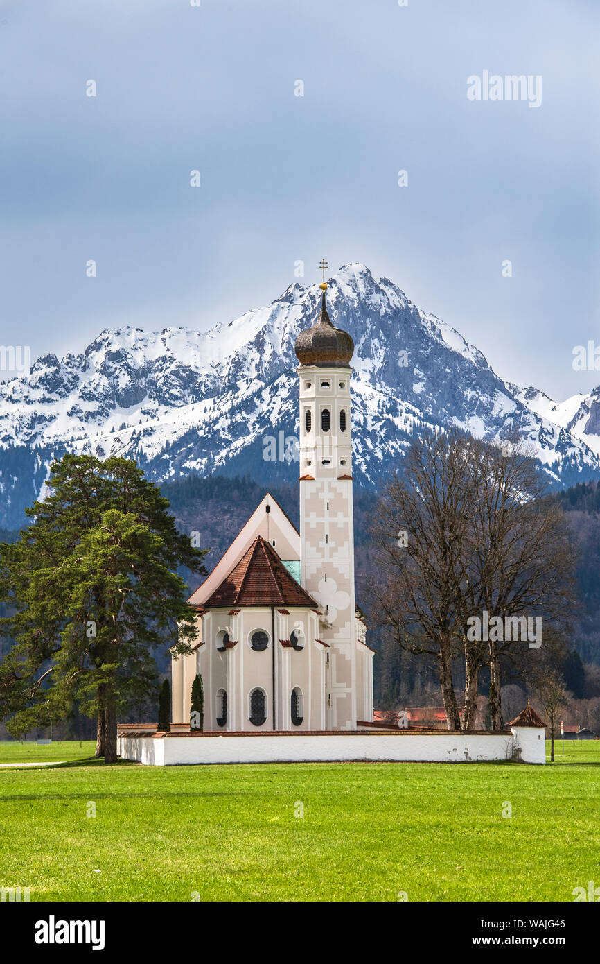 Die Wieskirche auf die Romantische Straße in Bayern, Deutschland Stockfoto