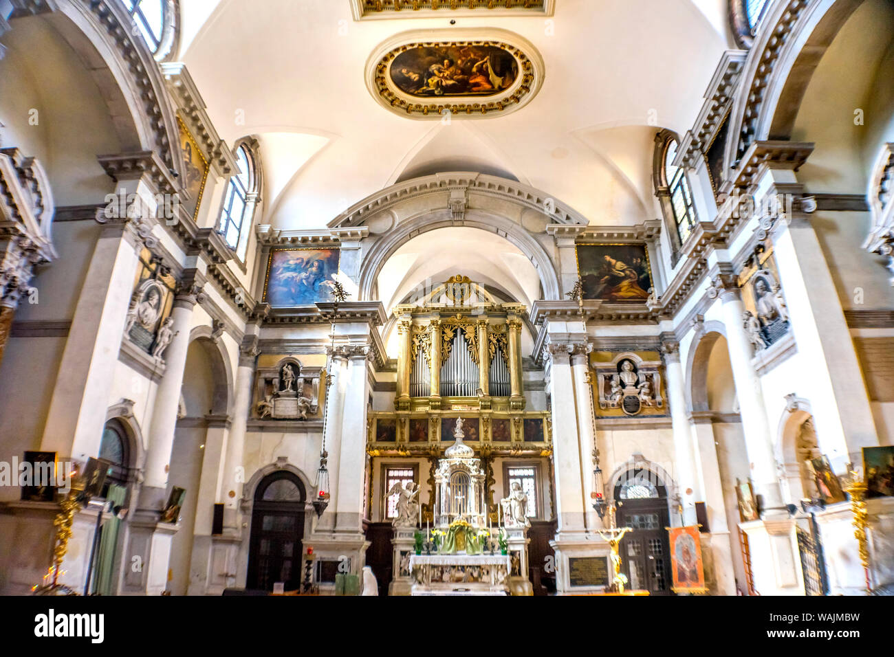 Kirche Santa Maria Zobenigo, Venedig, Italien. Im 9. Jahrhundert, umgebaut im Jahr 1600 gegründet. Stockfoto