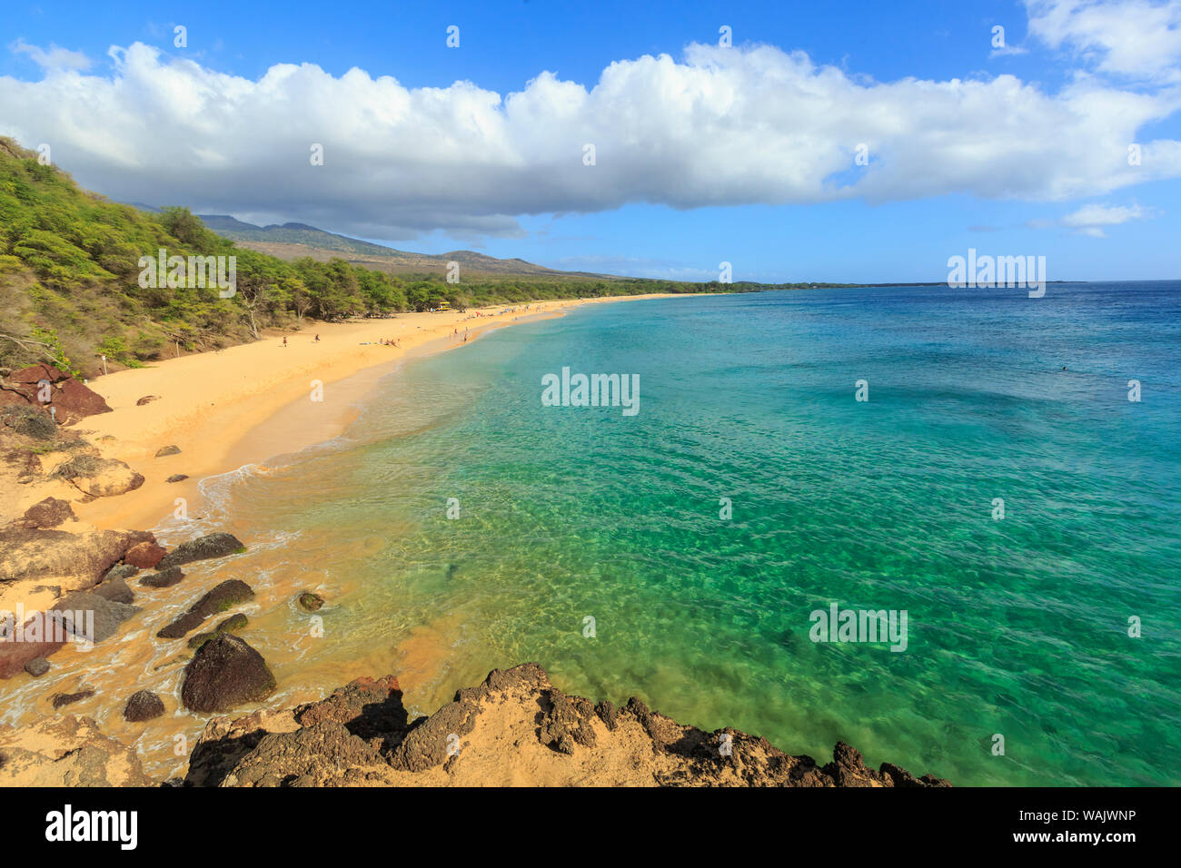 Big Beach Park, Makena, Maui, Hawaii, USA Stockfoto
