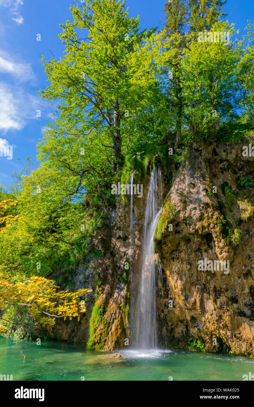 Kroatien. Wasserfälle im Nationalpark Plitvice. Credit: Fred Herr/Jaynes Galerie/DanitaDelimont.com Stockfoto