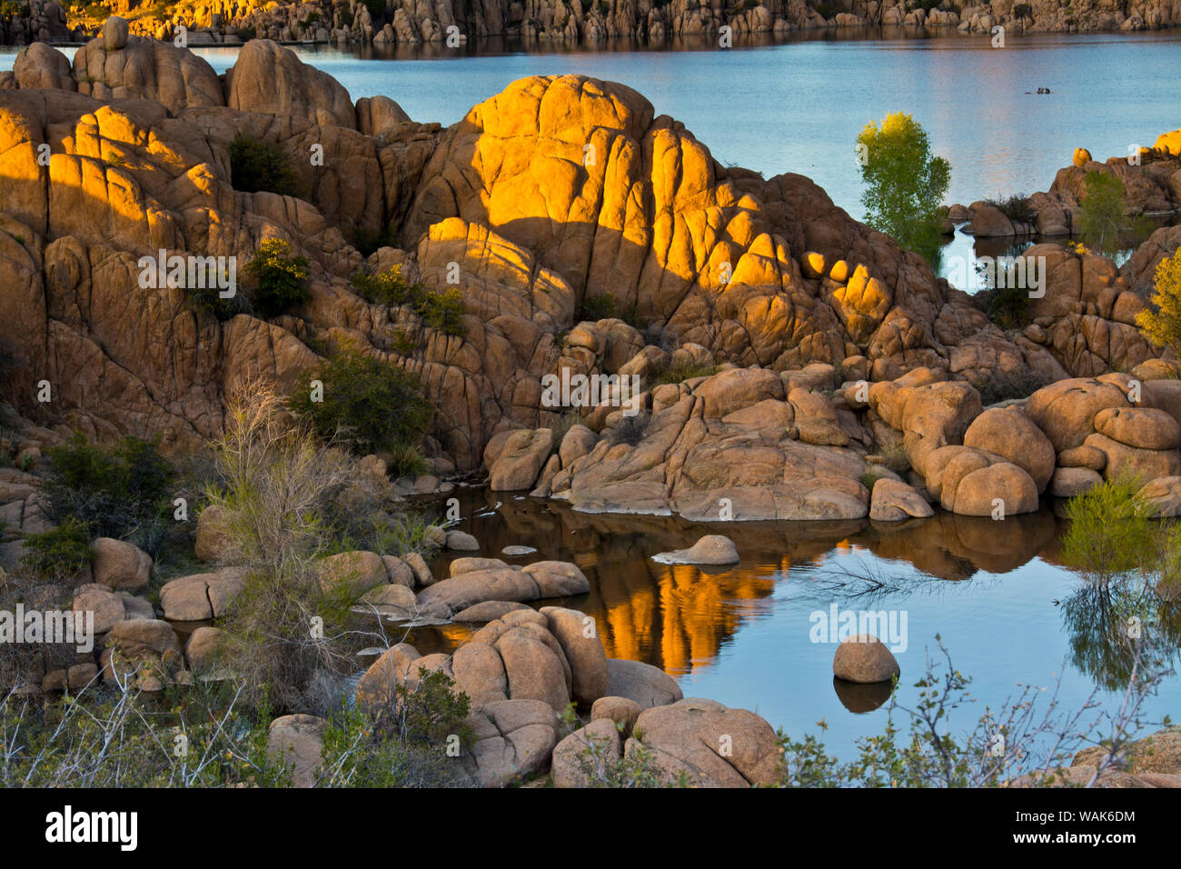 Granit engen Tälern, Watson Lake, Prescott, Arizona, USA Stockfoto