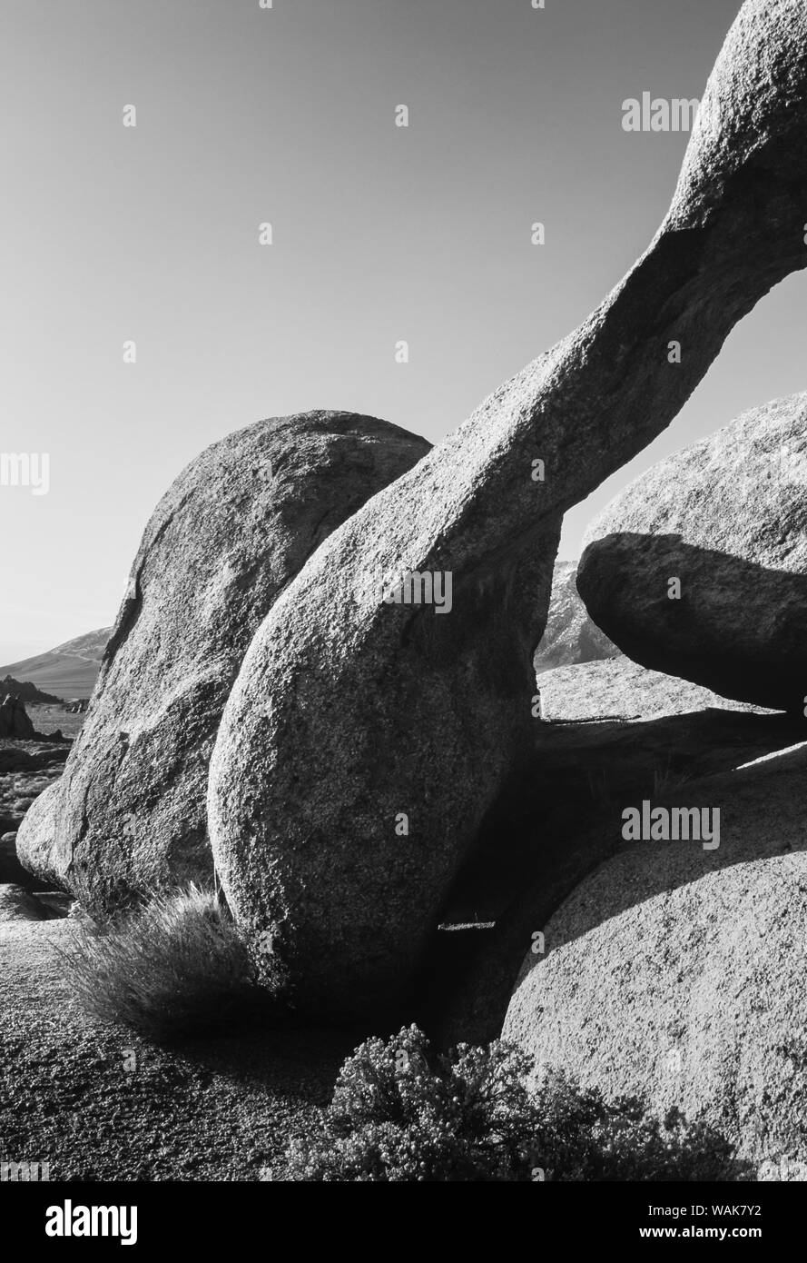 Granit Bogen, Alabama Hills National Recreation Area, Kalifornien Stockfoto