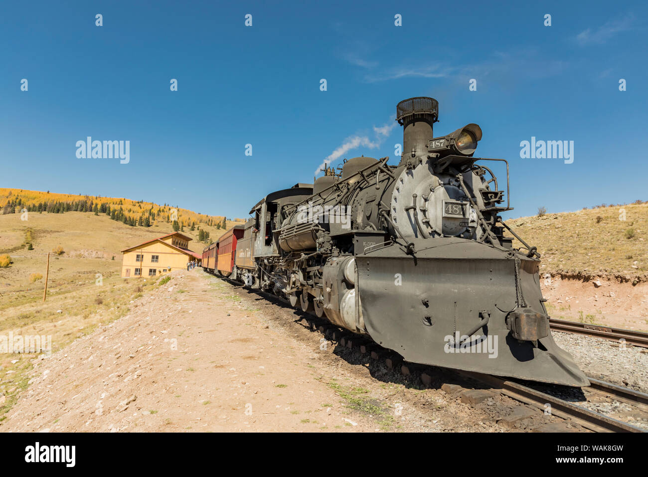 USA, Colorado. Cumbres und Toltec Scenic Railroad Train. Credit: Fred Herr/Jaynes Galerie/DanitaDelimont.com Stockfoto