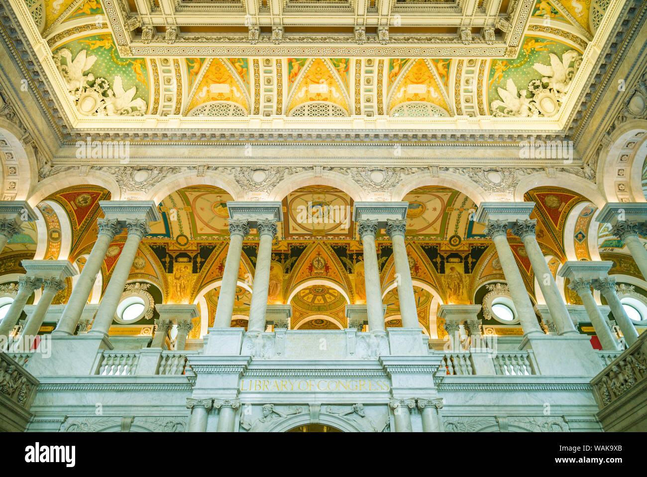 USA, Washington D.C. Bibliothek des Kongresses, Thomas Jefferson Gebäude Stockfoto