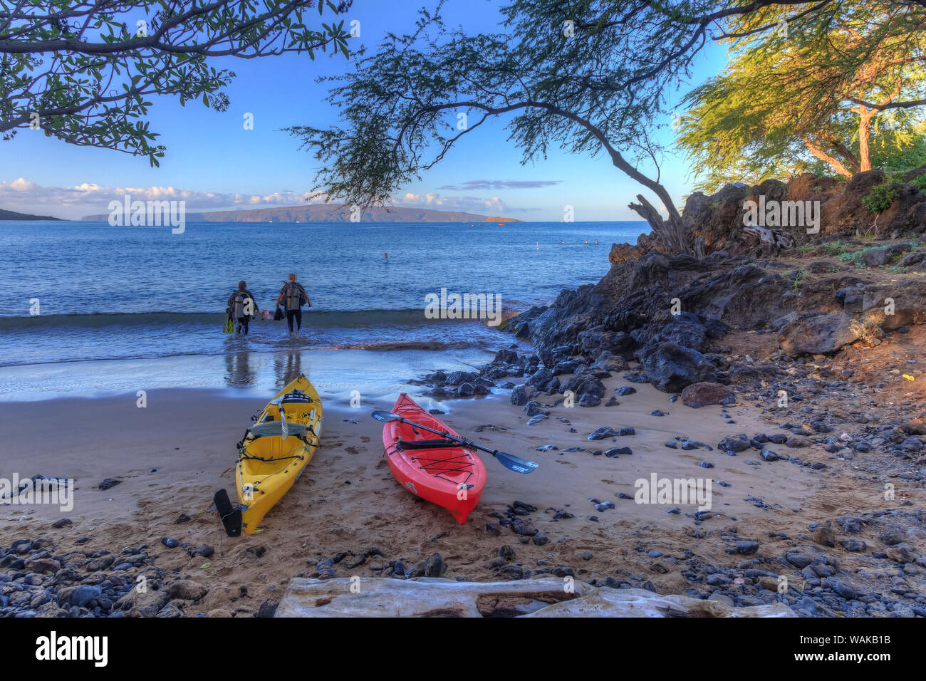 Makena Landing Beach Park, Maui, Hawaii, USA (Redaktionelle nur verwenden) Stockfoto