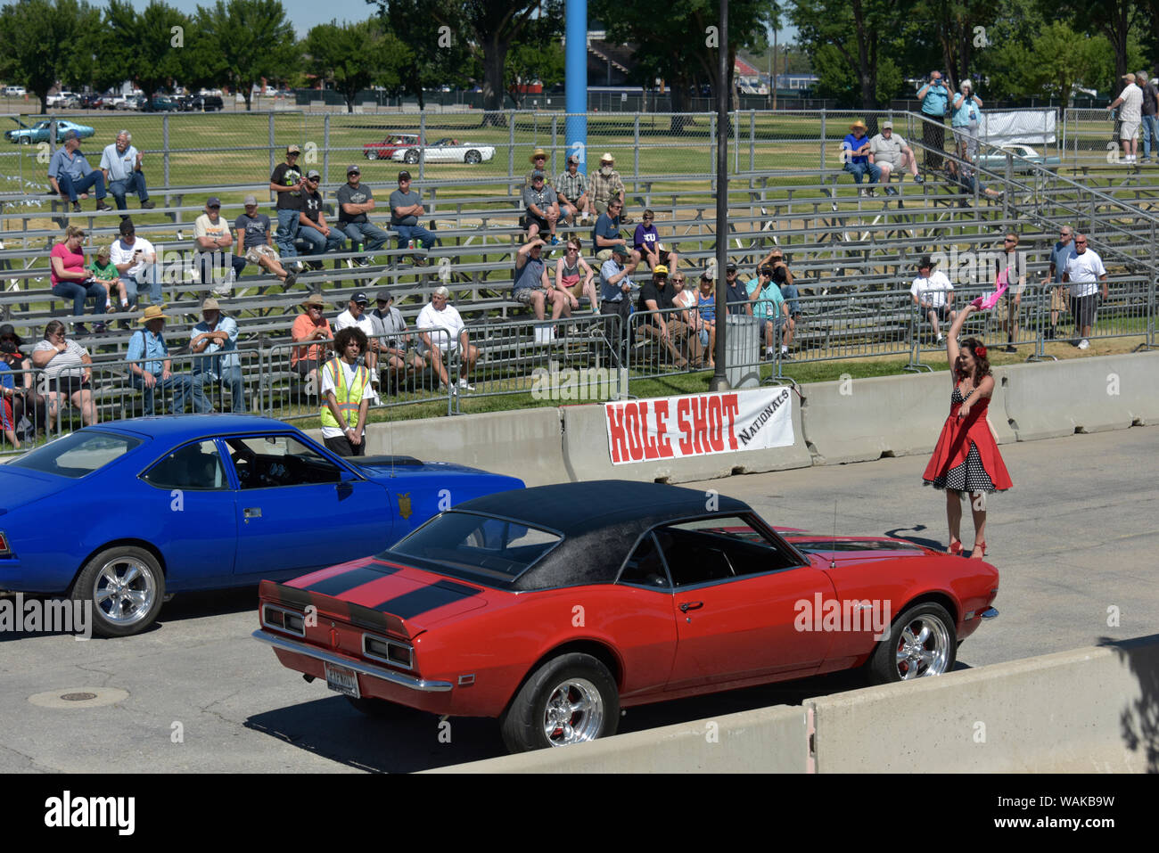 Holeshot Staatsangehörigen Drag Race, Boise, Idaho, USA. (Redaktionelle nur verwenden) Stockfoto