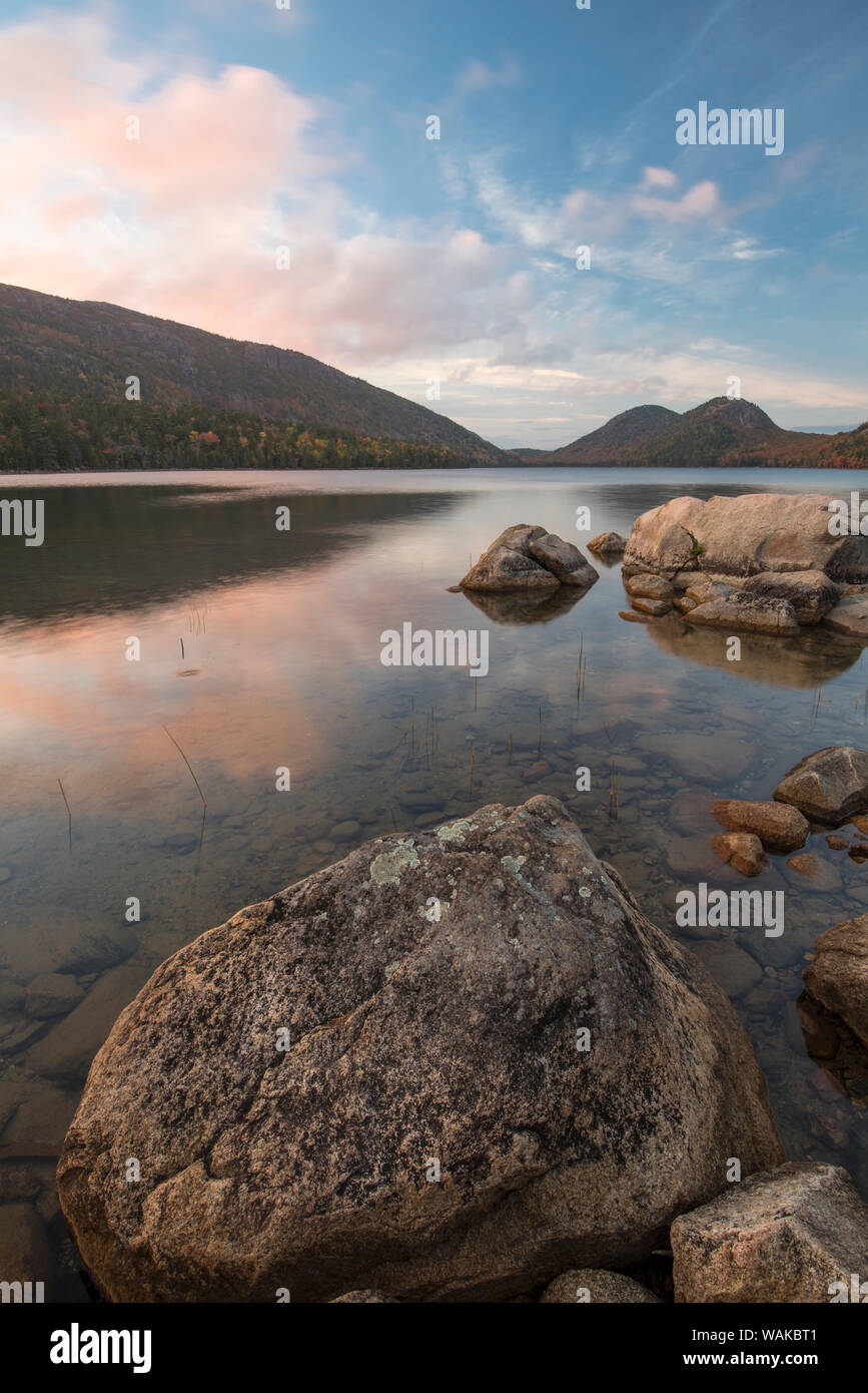 USA, Maine. Die Blasen und Jordanien Teich, Acadia National Park. Stockfoto