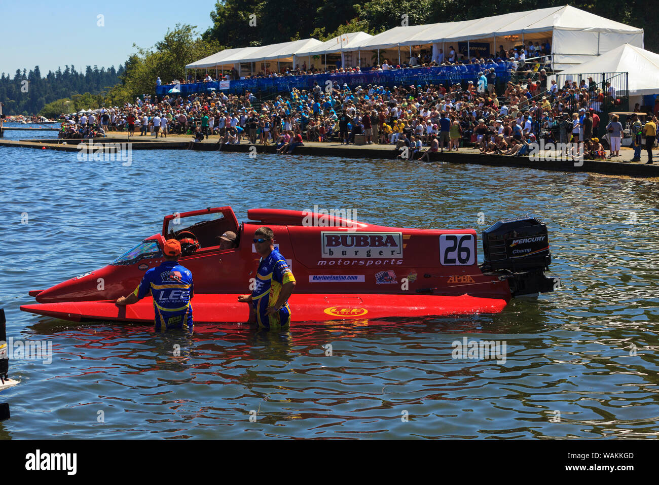 F1 Prop Hydroplane Race, Seafair Feier, Seattle, Washington State, USA (Editorial nur verwenden) Stockfoto