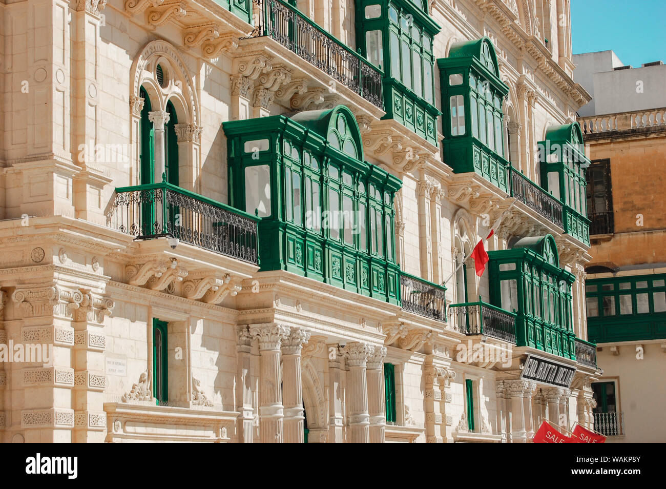 Der englische Stil Der gallarijas Stockfoto