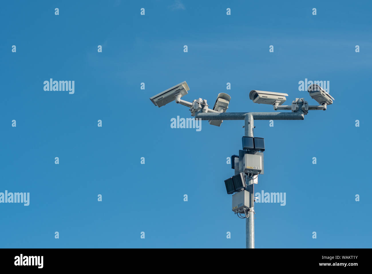 Watching Big Brother Stockfoto