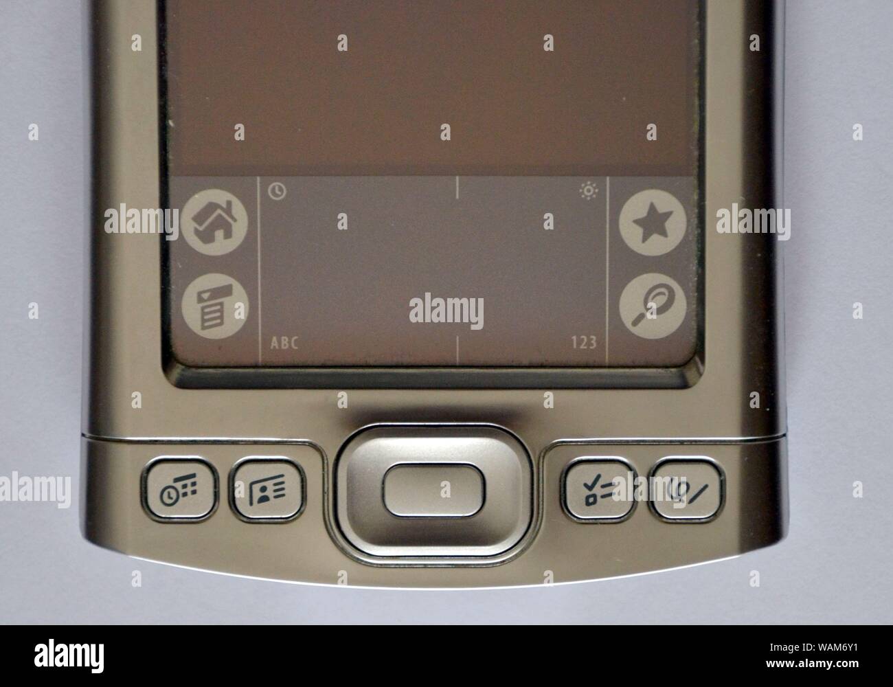 Palm Pilot close-up PDA Makro Stockfoto