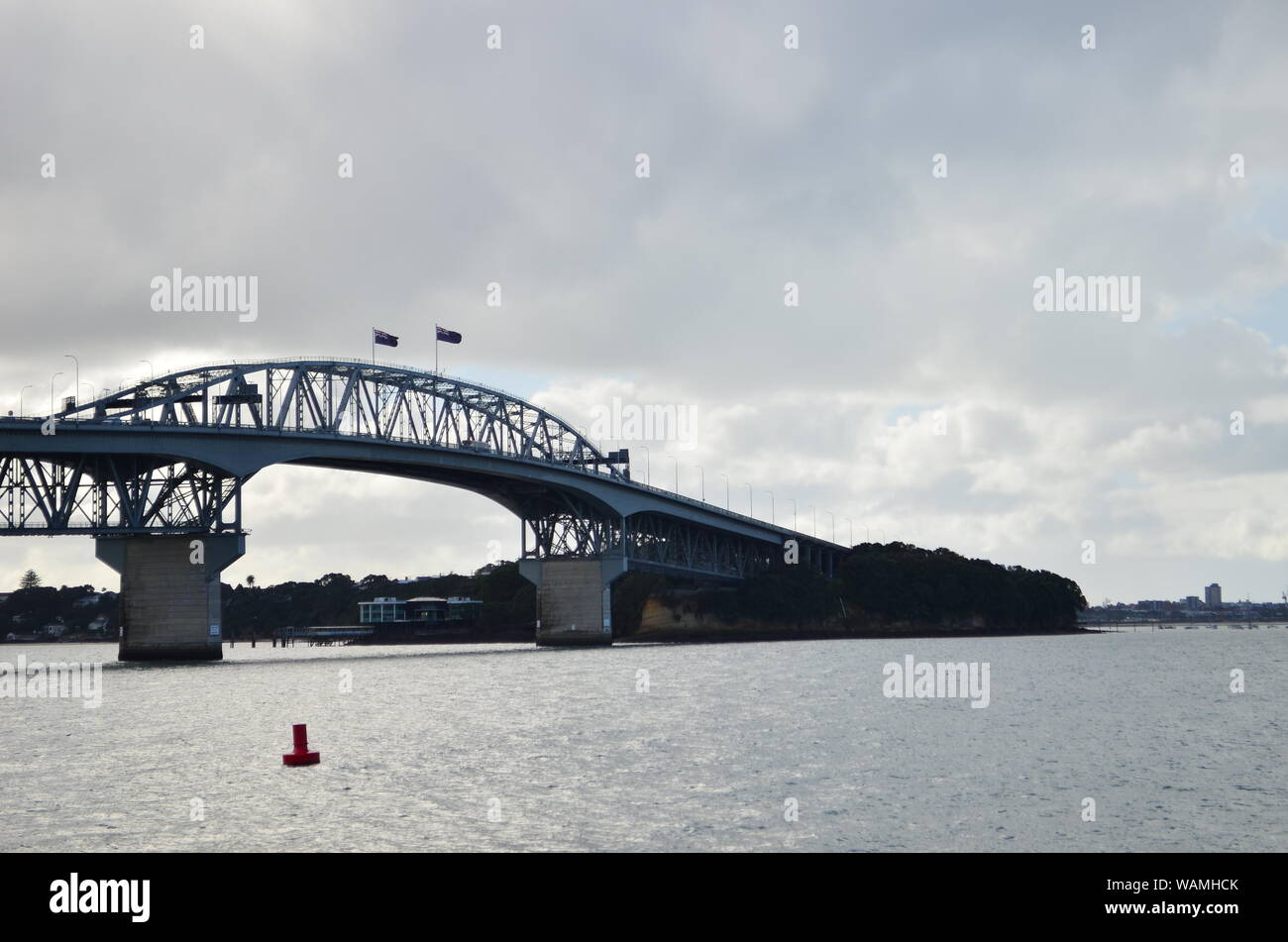 Auckland Harbour Bridge, Neuseeland Stockfoto