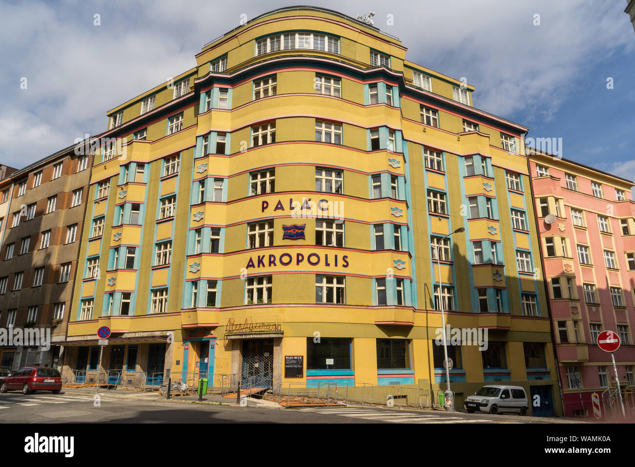 Der Blick auf die Akropolis Palast Kulturzentrum im Stadtteil Zizkov, Prag (CTK Photo/Vaclav Zahorsky) Stockfoto
