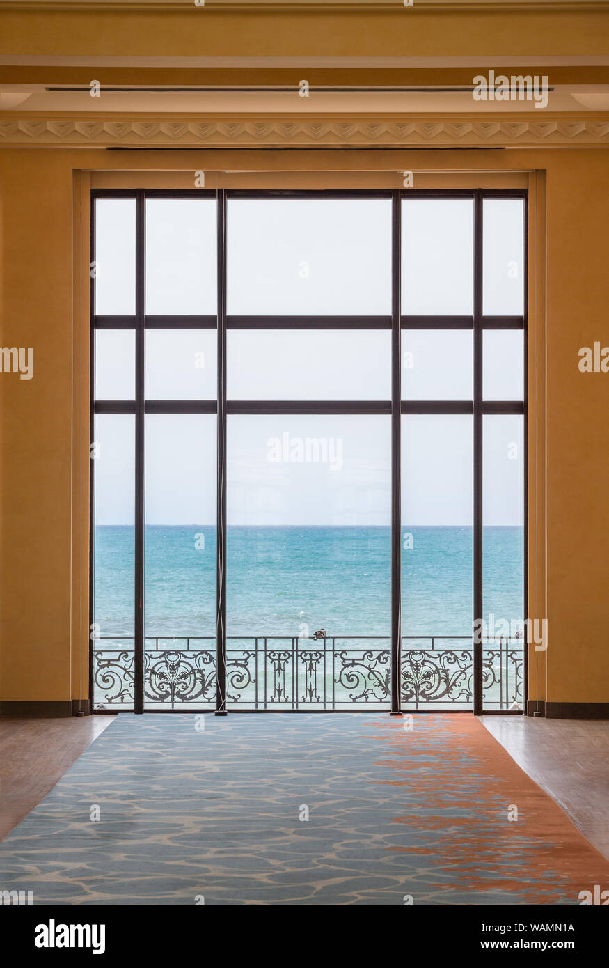 Das im Art déco-Stil, ein Blick auf die Botschafter' Zimmer in der Städtischen Casino von Biarritz (Atlantische Pyrenäen Aquitaine - Frankreich) Stockfoto