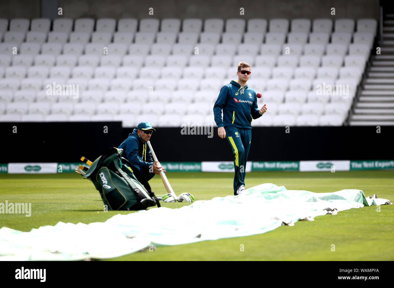 Australiens Steve Smith während der Netze Sitzung in Leeds. Stockfoto