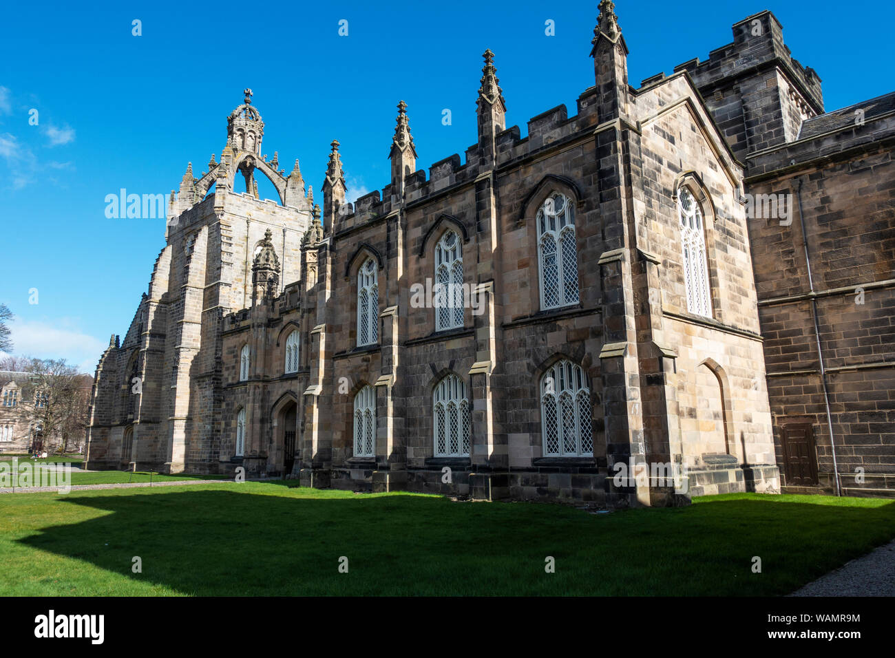 Crown Tower der King's College Chapel, Universität Aberdeen, Aberdeen, Aberdeen, Schottland, Großbritannien Stockfoto