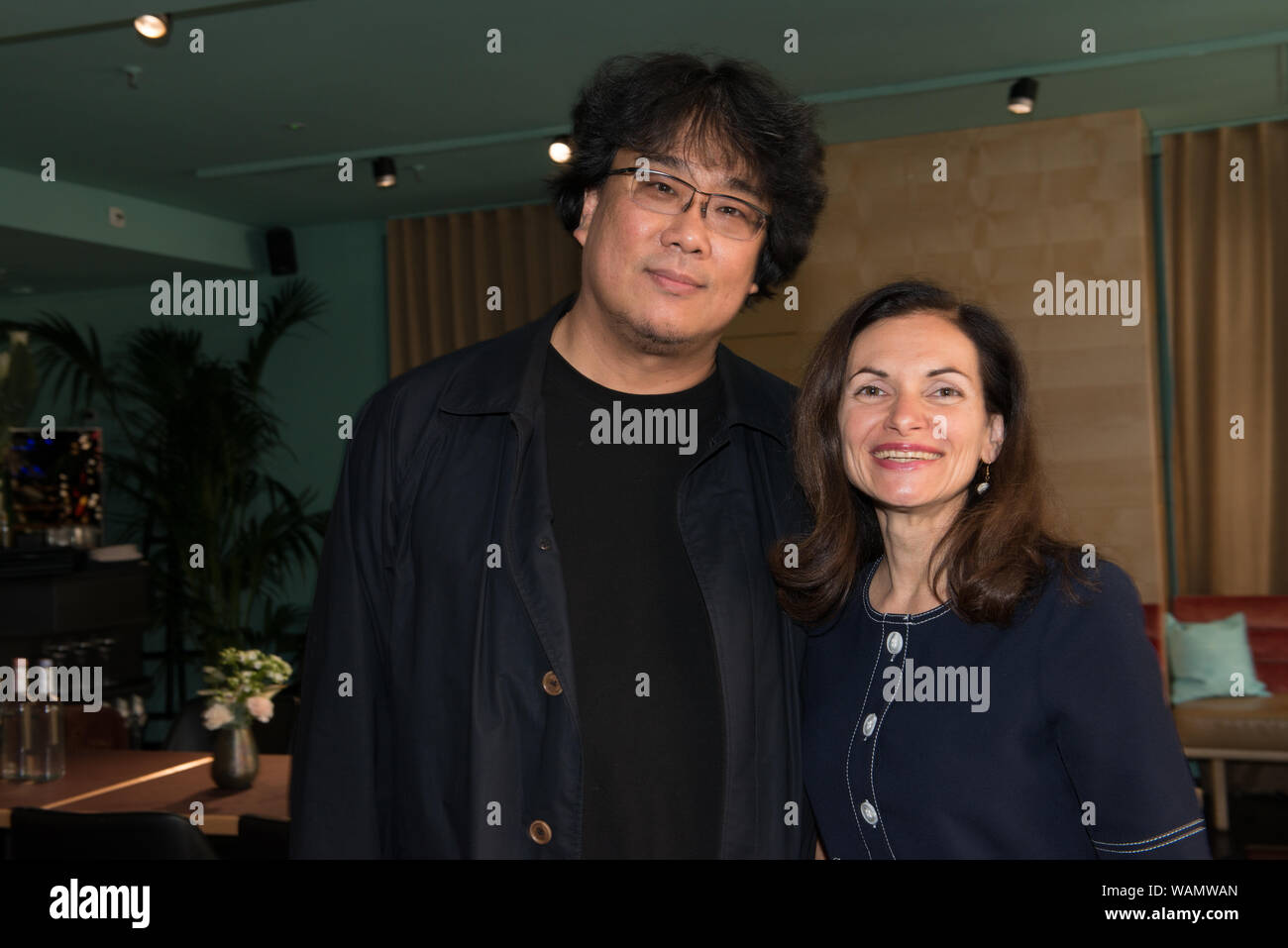 Oscar-Preisträgerin Bong Joon Ho (Parasit), Elena Diesbach, zu sehen am Löchbox-Empfang des Filmfestes München 2019 Stockfoto