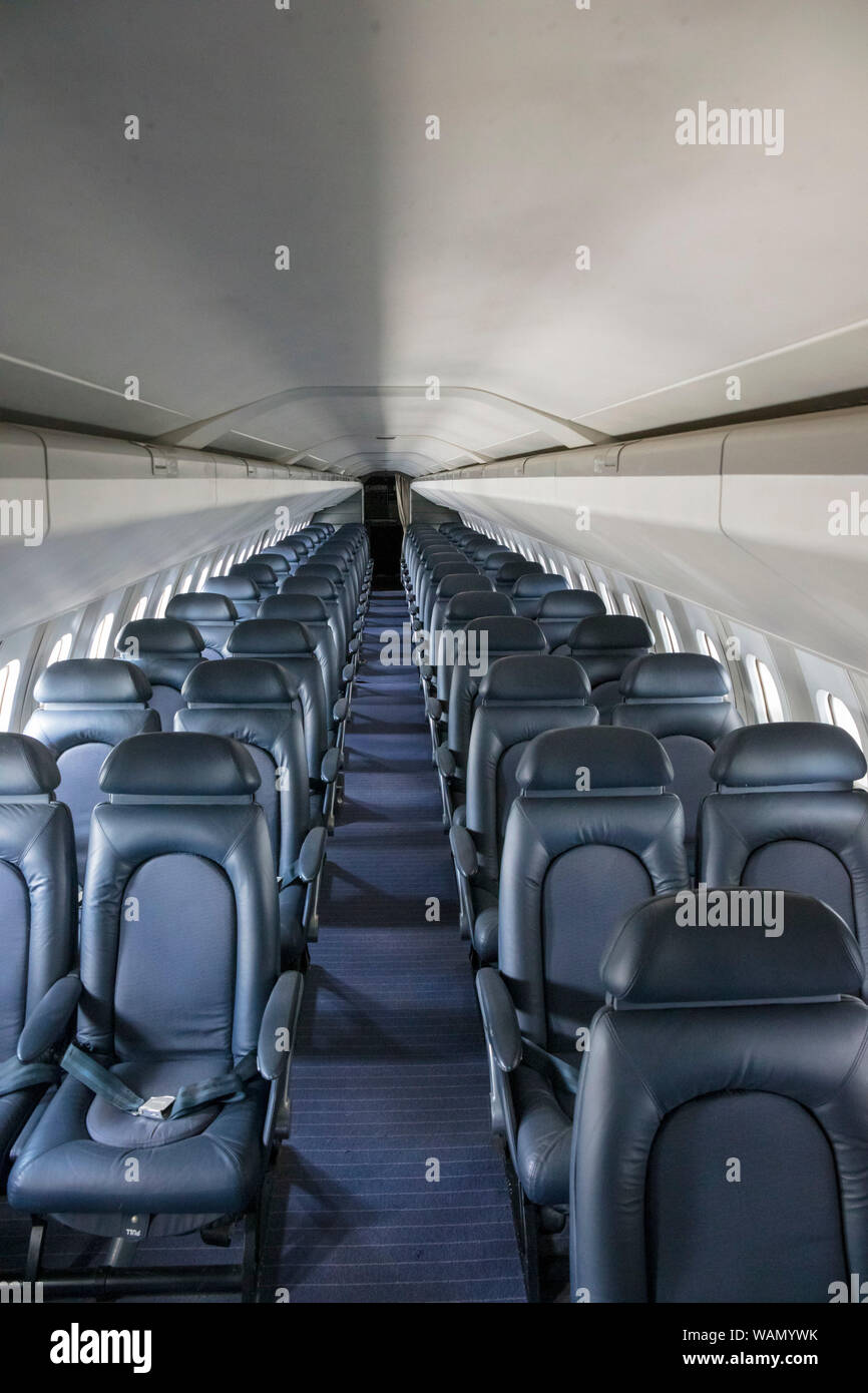 Boeing Interior Seats Stockfotos Boeing Interior Seats