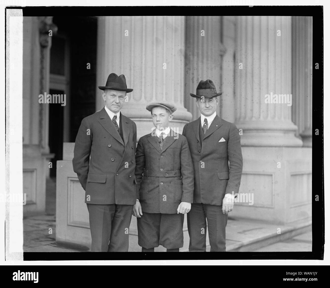Coolidge, Stanley Newcomb, & Henry C. Johnson, 2/21/23. Stockfoto