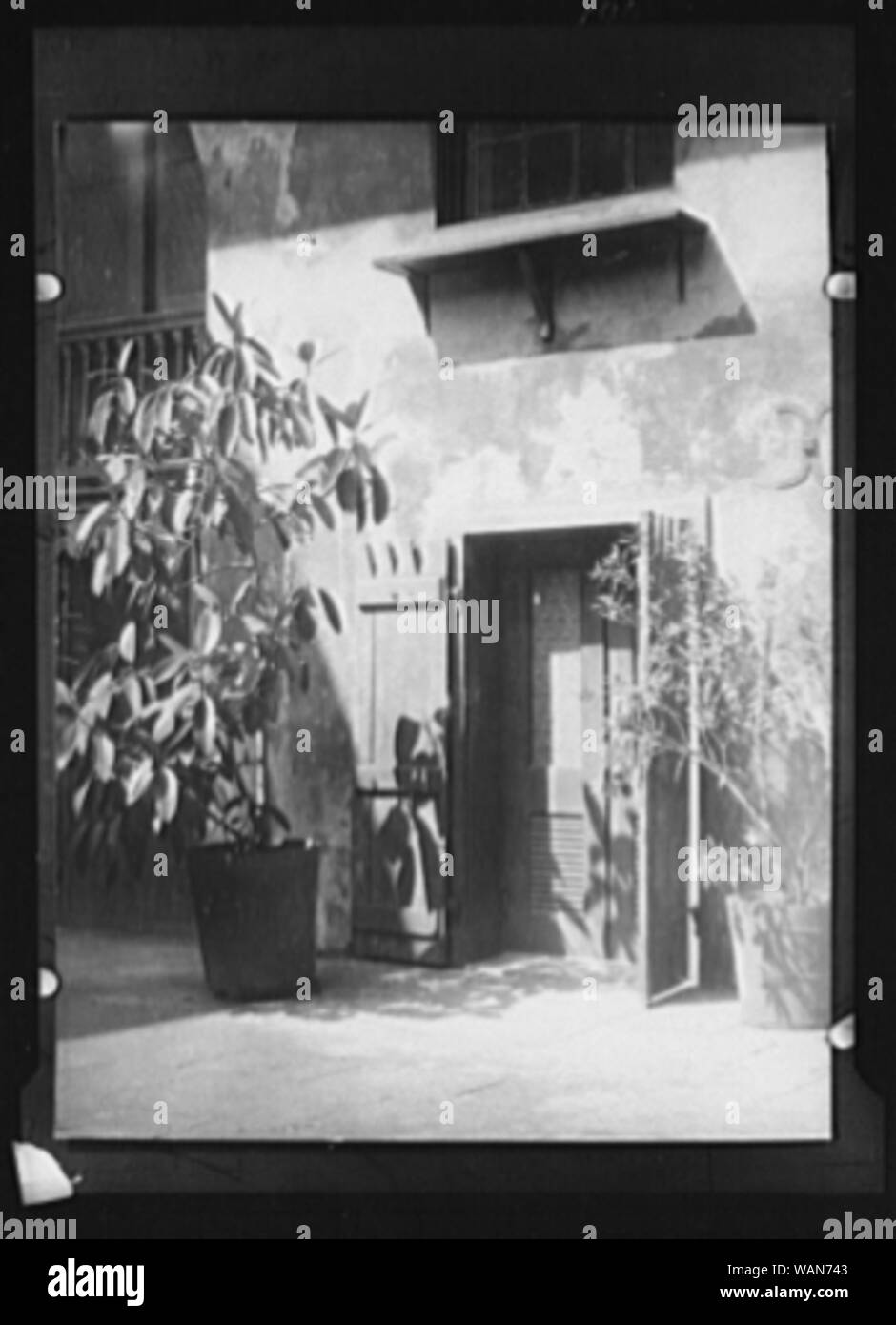 Ecke in der Kunst und Handwerk Terrasse, New Orleans Stockfoto