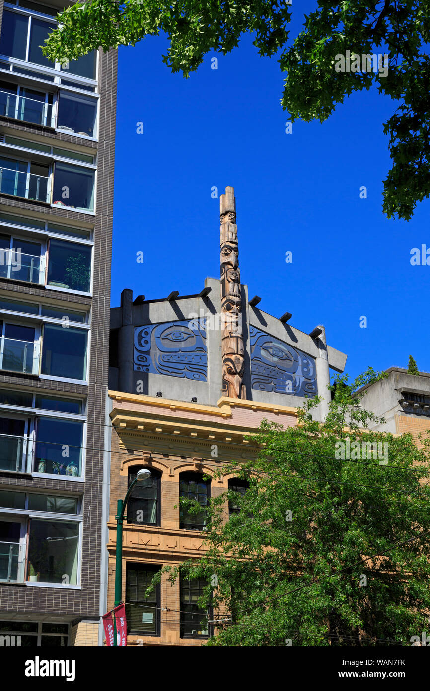 Skwachays Hotel, Pender Street, Vancouver, British Columbia, Kanada, USA Stockfoto