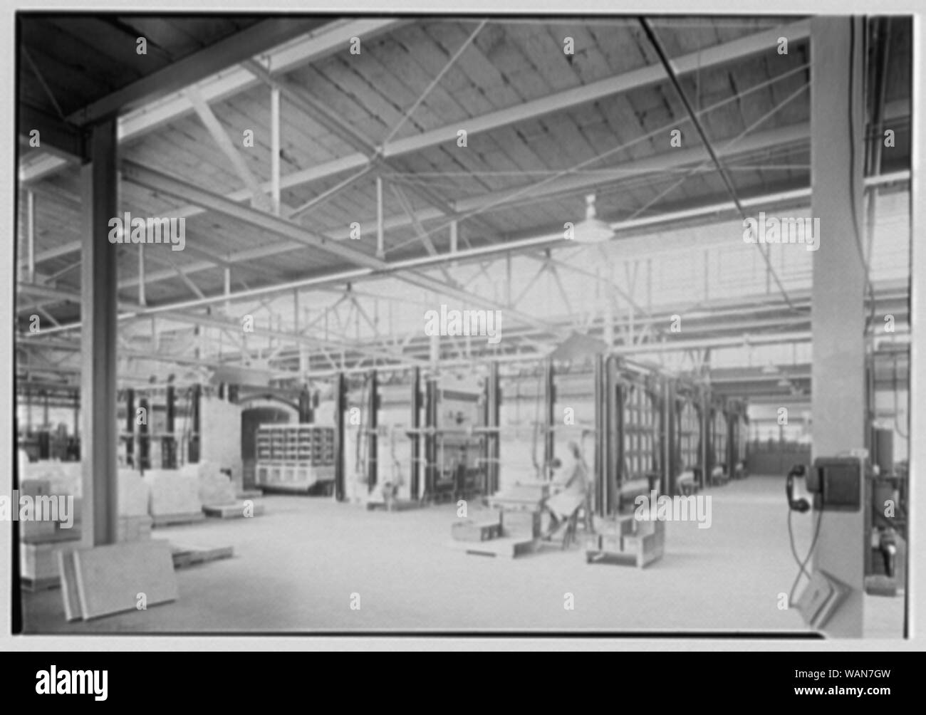 Corning Glaß Works, Parkersburg, West Virginia. Stockfoto