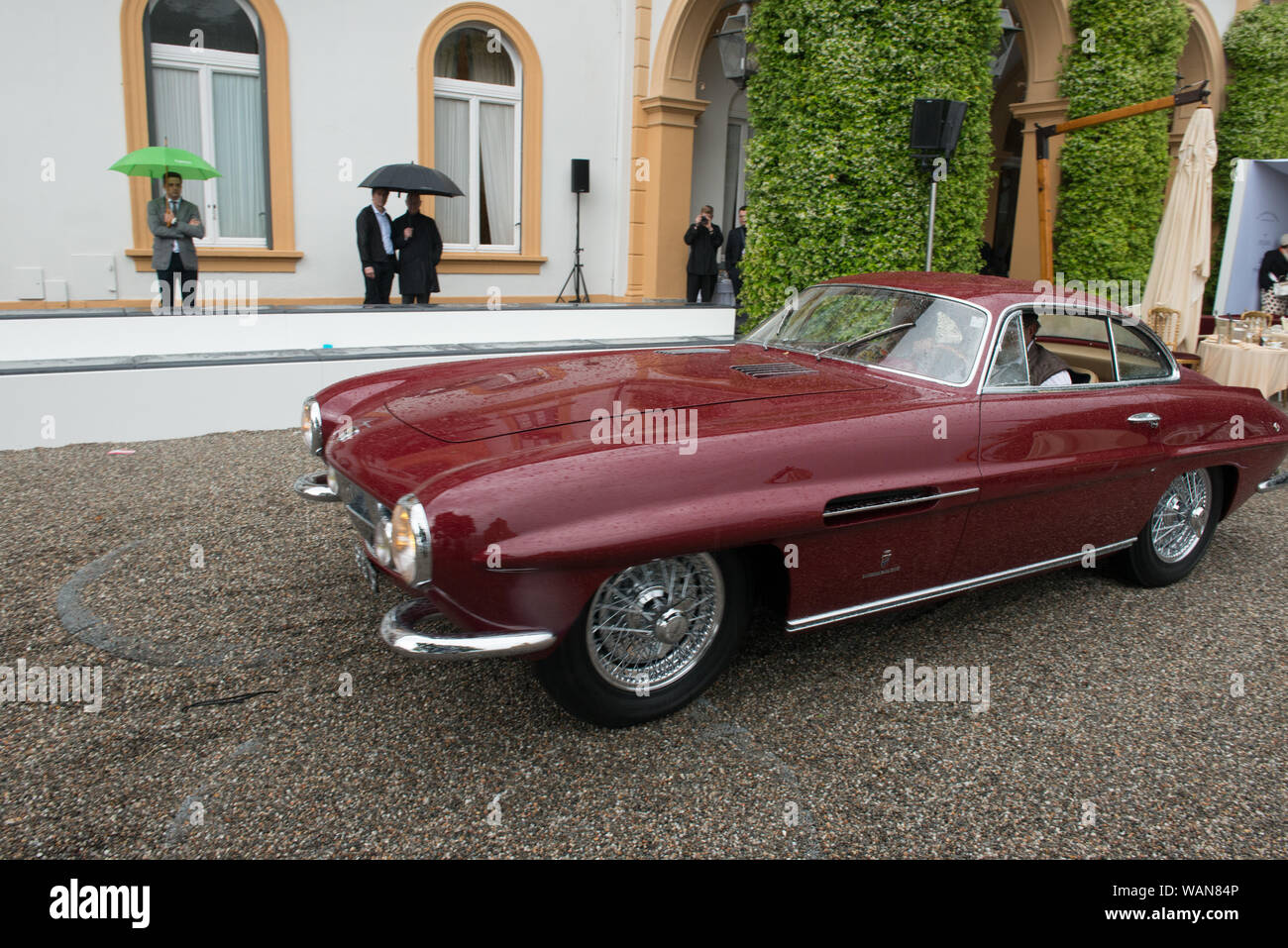 Jaguar XK 120 Supersonic am Concourse d'Eleganza Villa d'Este 2019 gesehen Stockfoto