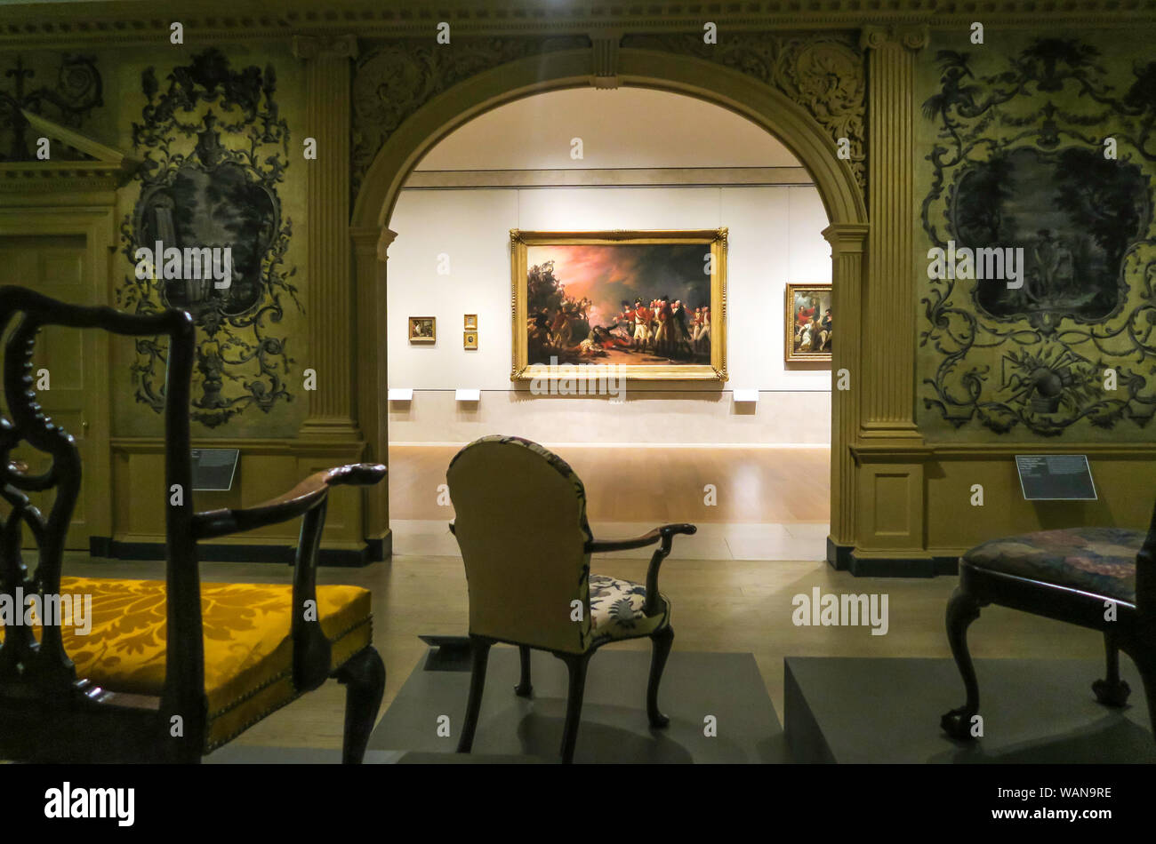 Das Metropolitan Museum der Kunst ist eine beliebte Touristenattraktion in der Museum Mile, New York City, USA Stockfoto