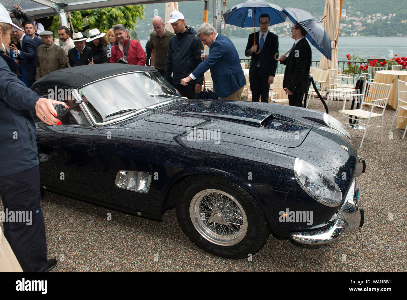 FERRARI 250 GT CALIFORNIA SPYDER SWB im Concourse d'Eleganza Villa d'Este 2019 gesehen Stockfoto